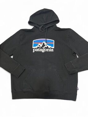 Patagonia Uprisal Hoodie XXL Black Logo Sweatshirt Pullover Fleece Men’s Women’s